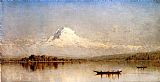 Sanford Robinson Gifford Paintings - Mount Rainier, Bay of Tacoma, Puget Sound by Sanford Robinson Gifford